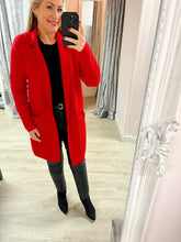 Load image into Gallery viewer, Radiant in Red Coatigan