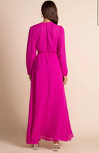 Load image into Gallery viewer, Jagger Wrap Dress in Magenta by Dancing Leopard