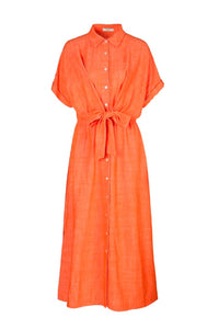 Alienor Orange Dress by FRNCH